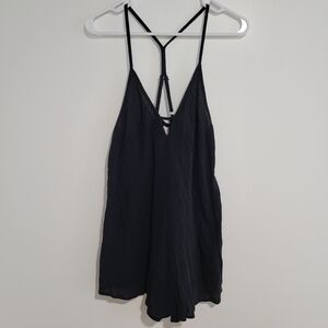 Xhiliration Swim Suit Coverup Dress Blsck Small